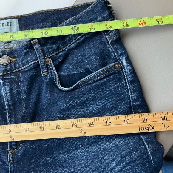 Agolde Womens Sz 28 Sophie Denim jeans High-Rise Skinny Dark Wash*Read - Picture 9 of 14